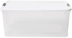 Sterilite Ultra Latch Box with Lids for Home and Office, 116 Quart, 8-Pack | Heavy-Duty and Stackable Plastic Containers with Latches for Closet, Cabinet, Bedroom, Bathroom and Dorm Room Organization