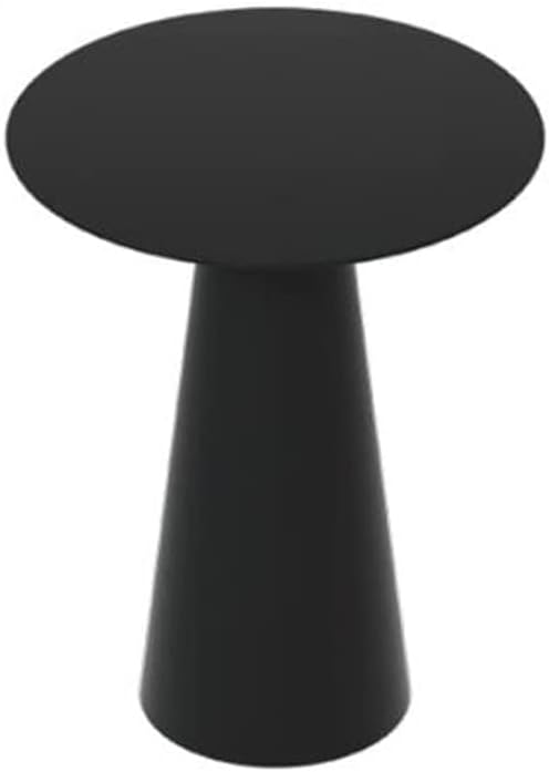 Nightstand T-Shaped Side Table, Round Modern Home Decor, Coffee Table for Living Room Bedroom and Balcony, Minimalist Nightstand Easy Assembly