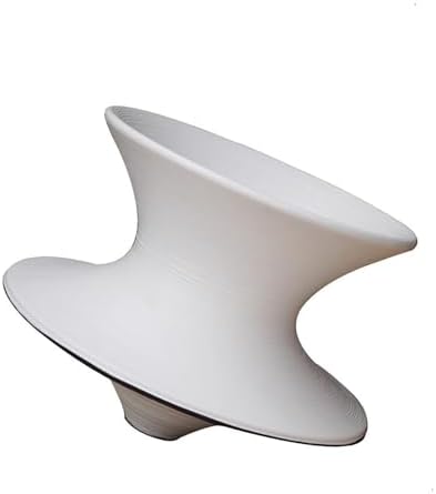Modern Red Fiberglass 360° Swivel Gyro Spun Chair, Indoor/Outdoor Use, Stylish Design, 220 lbs Capacity, Perfect for Home & Patio Decor(White)
