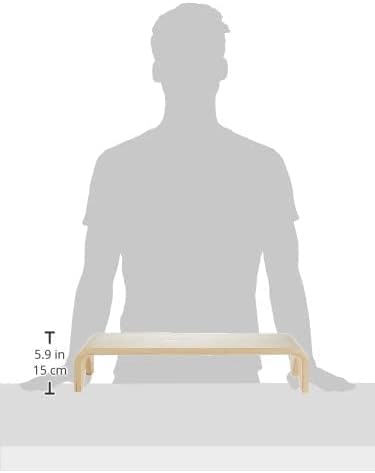 EARTHLITE Wooden Step Stool - Beautiful Finish, Large Surface, Strong & Stable Bed Step, Foot Stool, Massage Step-Up (4" or 7")