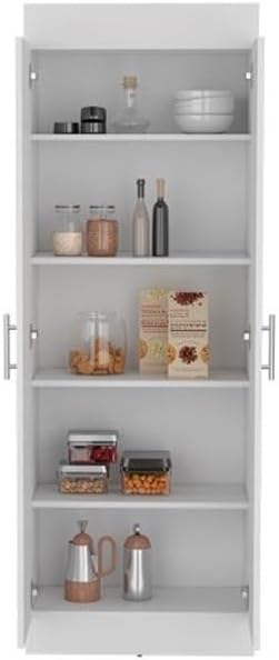 Clinton Pantry Cabinet Engineered Wood White