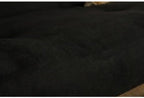 Kodiak Furniture Tucson Full Futon Set in Rustic Walnut Finish with Storage Drawers, Suede Black