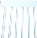 SAFAVIEH Furniture - Burris Side Chair Set of 2 - Pale Blue - Solid Wood - Modern Clean-Line Design - Ideal for Dining Room, Kitchen, Living Room, 17.7" Seat Height (AMH8511G-SET2)