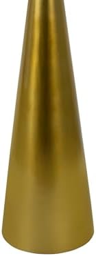 JONATHAN Y Oliver 8" Round Marble Pedestal Drink Table, Gold/White | 22.25" High Modern Martini Cocktail Accent Stand, Small Side Furniture, No Assembly, Mid-Century Glam Style