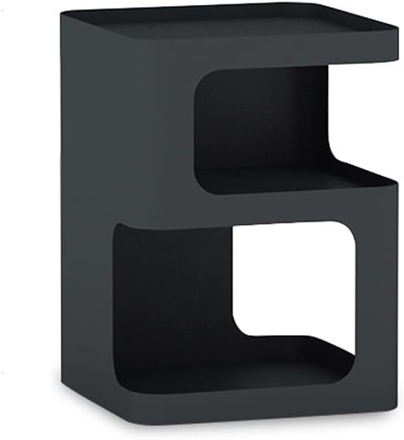 Side Table Side Table Telephone Table Iron Bedside Table Modern Minimalist Bedroom Bedside Table Living Room Coffee Table Sofa Lounge Side Table Bedroom Storage Bedside Cabinet (Color : 1) (1)