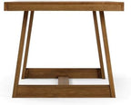 Plank+Beam Classic 72 Inch Dining Table, Rectangular, Pecan Wirebrush | Non-Toxic Finishes, Versatile Design, Farmhouse Design, Elegant Details, Easy Assembly, Quick Setup, Solid Wood