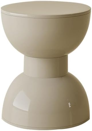 Versatile Low Stool/Side Table: Suitable as a Shoe-Changing Stool, Small Round, Living Room Side Table, Coffee Table