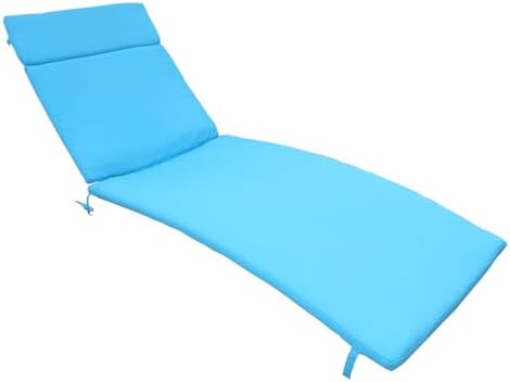 52005.00CUSH-CAR (2PCS) Salem Outdoor Chaise Lounge Cushion (Without Chaise Lounge) (Blue)