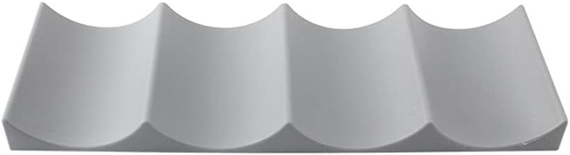 Wine Rack Stackable Cabinet Beverages Rack Kitchen Supplies Display Mat Countertop Barware Tools for Tabletop Can Organizer(White)