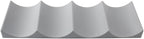 Wine Rack Stackable Cabinet Beverages Rack Kitchen Supplies Display Mat Countertop Barware Tools for Tabletop Can Organizer(White)