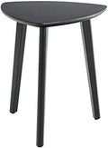Telephone Table, Modern Triangular Sofa Side Table,Living Room Telephone Table,Ash Side/Accent Table -3 Legs (Color:Black,Size:17.5119.68in)