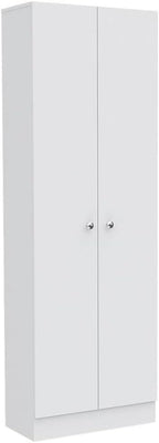 Home Square 2-Piece Set with Storage Pantry Cabinet & Two-Door Cabinet