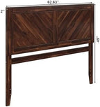 AFI, Canyon Queen Solid Wood Rustic Farmhouse Headboard, Barnwood