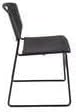 HomeStock Global Glam 42" Square Lounge Table Cherry/Black with 4 Nesting Chairs, Black - Ergonomic Breakroom Furniture Set for Staff Break Room, Tables & Chair, Breakroom Set