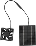 Solar Panel Fan, 2W Greenhouse Ventilation Solution Exhaust Air Ventilation Heat Dissipation Tool, Solar Panel Powered Fan Mini Ventilator, Solar Fan Exhaust Fan, For Greenhouse Shed