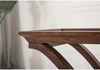 Telephone Table, Side Telephone End Table,Square Side Table Night Stand Coffee Table，Wood Look Accent Furniture(Size:23.6217.7124.01in,Color:Walnut)