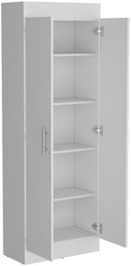 Clinton Pantry Cabinet Engineered Wood White