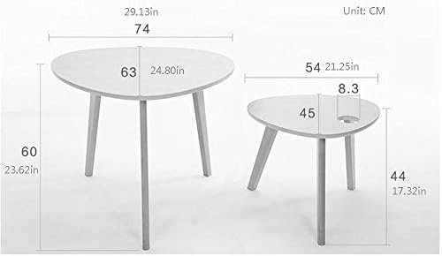 Telephone Table, Coffee Table Set Combination,Nesting Side Tables,Rotating Sofa & Console Tables,Telephone Tables,3 Colors(Wood Color
