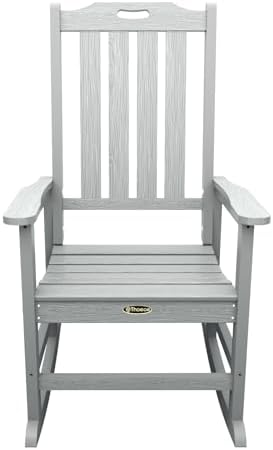 THOEOE Outdoor Rocking Chairs Set of 4, Oversized Patio Rocking Chair