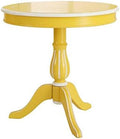 Telephone Table, Solid Wood End Table,Sofa Side Table,Living Room Telephone Coffee Table,Cottage Style Accent Table ，2 Colors(Color:Bright Yellow,Size:26.7726.77in)