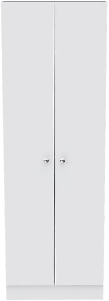 Home Square 2-Piece Set with Storage Pantry Cabinet & Two-Door Cabinet
