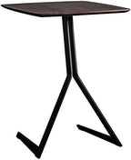 Telephone Table, Industrial Side Table,Telephone/Laptop Side Table,Sofa Side End Table,C Table for Small Space(Color:Wood,Size:17.3217.3223.62in)