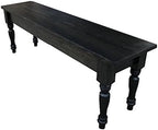 Franklin Farm Bench- Black (66)