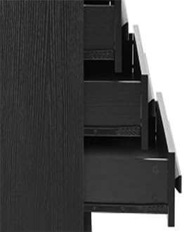 70" Tall Kitchen Pantry Cabinet, Wood Freestanding Storage Cupboard with 2 Cabinet Shelves, 6 Door Shelves and 4 Drawers, Multi-Purpose Storage Cabinet for Kitchen & Dining Room,Black