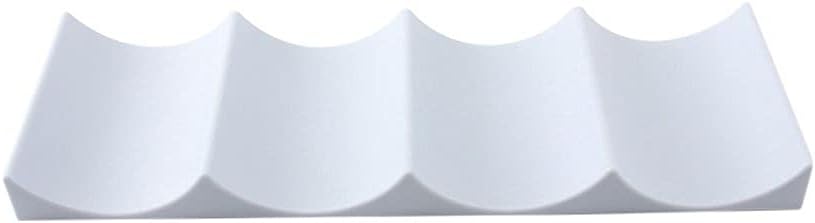 Wine Rack Stackable Cabinet Beverages Rack Kitchen Supplies Display Mat Countertop Barware Tools for Tabletop Can Organizer(White)