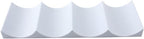 Wine Rack Stackable Cabinet Beverages Rack Kitchen Supplies Display Mat Countertop Barware Tools for Tabletop Can Organizer(White)