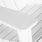 HDPE Laguna Outdoor Rocking Poly Adirondack Chair (Set of 2), White
