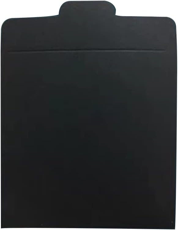 25pcs CD DVD Sleeves Black Kraft Paper DVD Envelopes,Cardboard Envelopes Storage Holder Covers for CD/DVD Packaging
