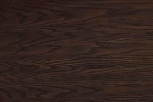 Signature Design by Ashley Haddigan 1-Piece Dining Bench, Faux Leather | Classic button tufted seat, Wood and engineered wood frame, 18.75 in seat height, 2-person capacity, Dark brown finish