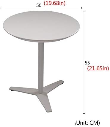 Telephone Table, End Tables,Sofa Side Tables,Negotiating Table,Round Table Reception Coffee Table,Sofa & Console Tables,Telephone Tables(Color:Black,Size:19.6821.65in)