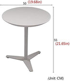 Telephone Table, End Tables,Sofa Side Tables,Negotiating Table,Round Table Reception Coffee Table,Sofa & Console Tables,Telephone Tables(Color:Black,Size:19.6821.65in)