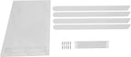 Acrylic Side Table, Folding Tv Tray Table Freestanding Foldable Tv Tray Table Clear Acrylic End Table Serving Table Snack Eating Tables Easy Assembly for Living Room, Bed Room