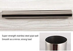 Telephone Table, Sofa Side Table,Square Tempered Glass Small Coffee Table,Telephone Table,Negotiation Table,with Pulley,Fixed Foot,2 Colors(Black-19.48 * 15.55 * 20.86in