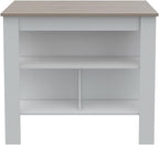 8-Shelf 2-Door Kitchen Island and Pantry Cabinet Set | Includes 8 shelves and 2 doors for expanded storage capacity