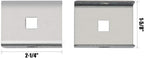 HOME MASTER HARDWARE Box Rail Hanger Kit 2 Set,Exterior Barn Door Hardware Kit,Each Rated Safe Working Load 225 lbs,Zinc Plated