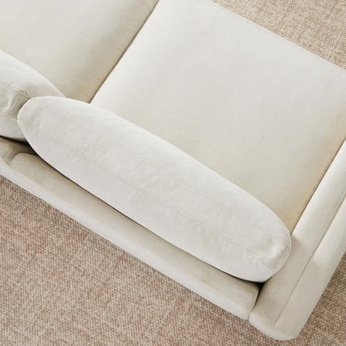 CHITA 114” Super Large Sectional Modular Sofa, Down Filled, 5 Seat, Linen | Down Filled, Sectional Modular Sofa, Super Large, Luxury, Extra-Deep Seats, High-leg Design