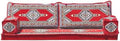 mysticalanatolia Majlis Floor Sofa Loveseat – 75x27x4 in Convertible Guest Mattress Traditional Arabic Seating Bohemian Style Living Room Furniture Futon Sets
