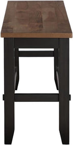 Steve Silver Company Bermuda Counter Bench, Gray