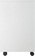 Winsome Halifax Mobile Storage Cabinet with 5 Drawers in White, Stylish & Functional Home Storage Cabinet for Filing, Kitchen Organization, Moveable Furniture for Office, Dorms, Apartments