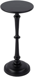 Butler Specialty Company Alisa 10 in. W Round Metal Pedestal End Table-Bronze