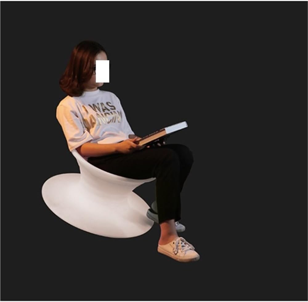360° Rotating Gyro Spinning Chair, Sensory Swivel Chair for Autistic, Sit and Spin Sensory Equipment for Backyard Fun, Festivals and Outdoor Play(Red)