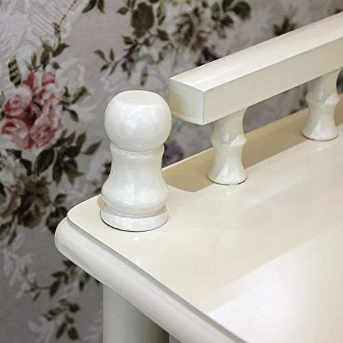 Telephone Table, European-Style Living Room Solid Wood Telephone Stand,Small Square Coffee Table,Sofa Side Table with Drawers,Side Table (Color:Stainless Steel)