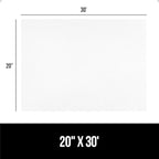 GORILLA GRIP DuraGuard Shelf Liner, 20x30 Non-Adhesive Cabinet Liners for Kitchen Drawers, Shelves, Refrigerator, Pantry Storage, Bathroom Closet, Durable Waterproof BPA Free Ribbed Plastic, Clear