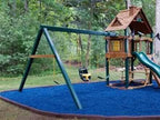 Playsafer 4' Flexible Interlocking Rubber Edging for Playgrounds (Terra Cotta, 3 Pack)