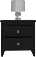 Nightstand More, Two Shelves, Four Legs,for Small Spaces