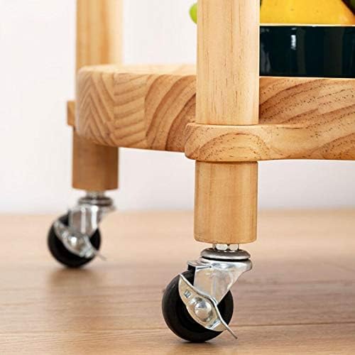 Telephone Table, Solid Wood Storage Rack,2-Tier Pallet Side Table,Outdoor & Indoor Drink Snack Coffee Table Telephone Table,2 Colors(Wood Color-16.53 * 16.53 * 21.65in
